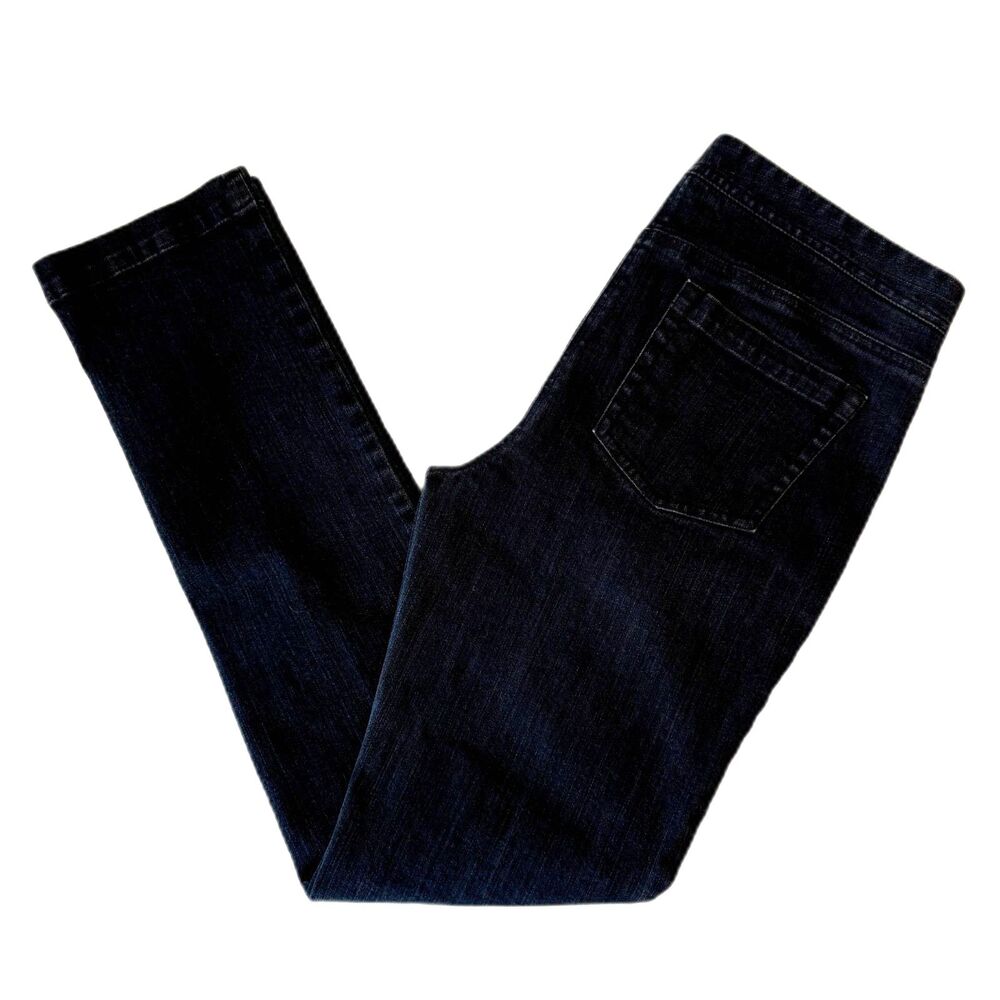 Theory Dark Wash Straight Leg Jeans - Black